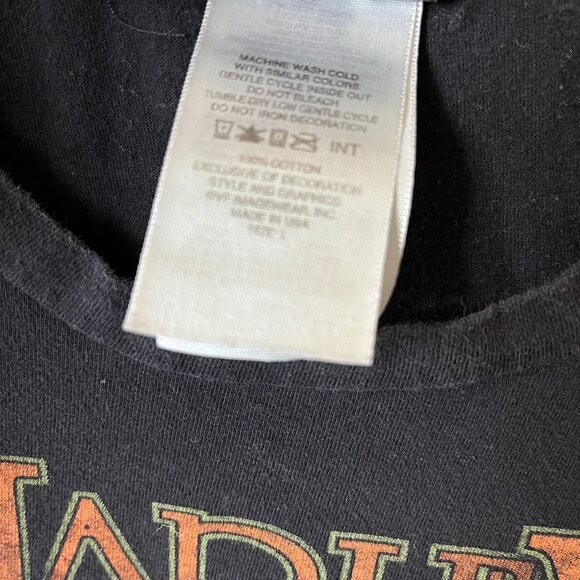 Harley Davidson Florida T Shirt Womens Black Medium M Made In USA Graphic Tee - Picture 7 of 16